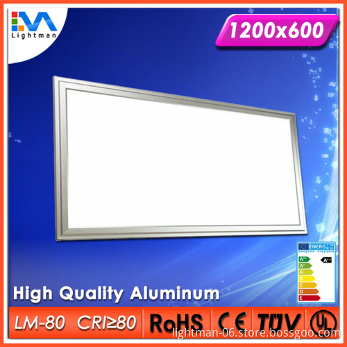 IP54 IP Rating Ra80 48w 1200x600 led flat panel lighting